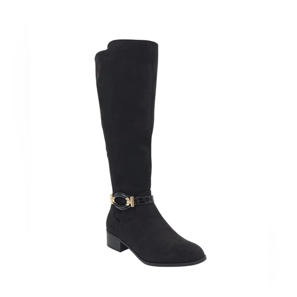 Karen Scott Women Stanell Buckled Riding Boots